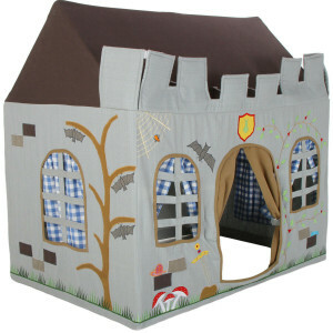 Knight Castle Speeltent (Klein) + Vloerkleed – 100% Katoen – Compacte Riddertenten van Win Green
