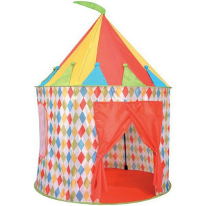Pop-up Circustent Barnum & Bailey – Speeltent voor Binnen en Buiten – Vrolijke Kleuren – UV-bescherming – Eenvoudig Opzetten